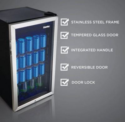 Image showing  3.1 cu. ft. Freestanding Beverage Center, Stainless Steel