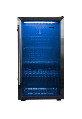 Image showing  117 Can Freestanding Beverage Center with Handle, Stainless Steel, 3.1 cu. ft.