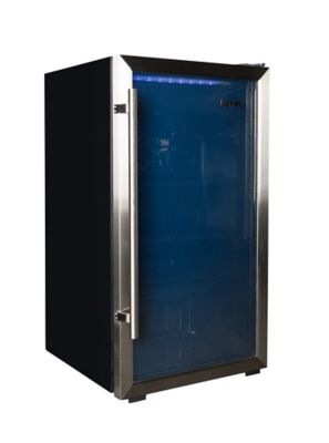 Image showing  117 Can Freestanding Beverage Center with Handle, Stainless Steel, 3.1 cu. ft.
