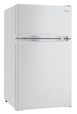 Image showing  3.1 cu. ft. Dual Door Compact Refrigerator, White