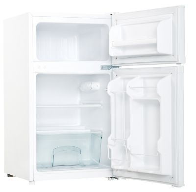 Image showing  3.1 cu. ft. Dual Door Compact Refrigerator, White