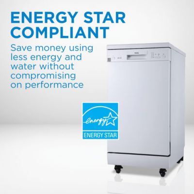 Image showing 5 th Danby Portable Dishwasher, White
