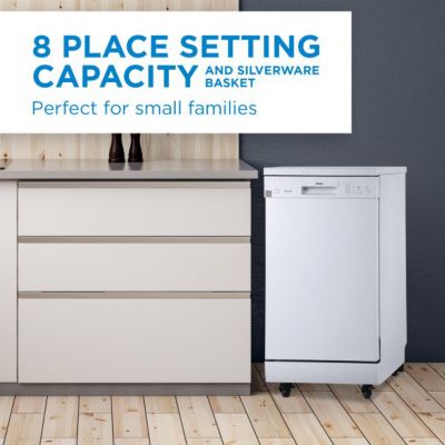 Image showing 7 th Danby Portable Dishwasher, White