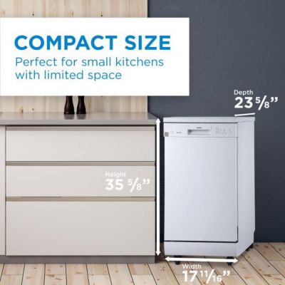 Image showing 8 th Danby Portable Dishwasher, White