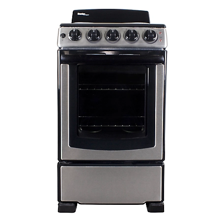 Danby Compact Electric Range, Stainless Steel