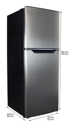 Danby 7 cu. ft. Medium Apartment Refrigerator, Stainless Steel