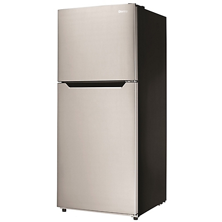 Danby 10 cu. ft. Top-Mount Apartment Refrigerator, Stainless Steel