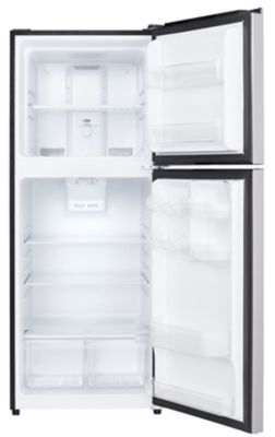 Image showing 7 th Danby 10 cu. ft. Top-Mount Apartment Refrigerator, Stainless Steel