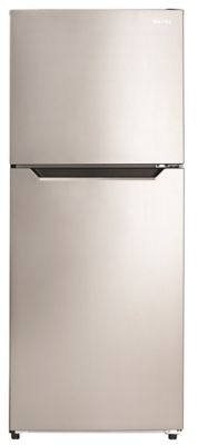 Image showing 9 th Danby 10 cu. ft. Top-Mount Apartment Refrigerator, Stainless Steel