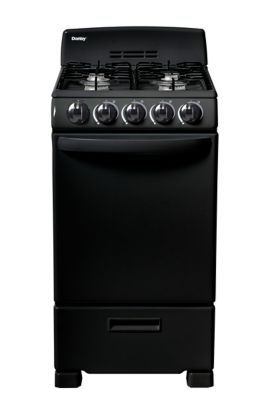 Danby Ultra Compact Gas Range, 20 in., Black