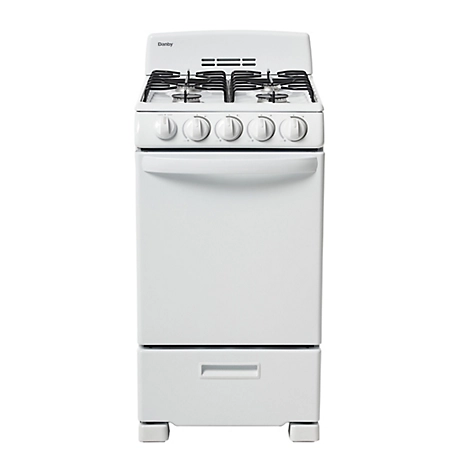 Danby Ultra Compact Gas Range, 20 in., White