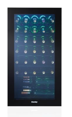 Image showing  36-Bottle Capacity Freestanding Wine Cooler, Black