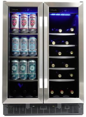 Image showing  27-Bottle Capacity 5.1 cu. ft. Built-In Beverage Center, Stainless Steel