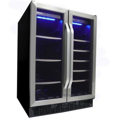 Image showing 6 th Danby 27-Bottle Capacity 5.1 cu. ft. Built-In Beverage Center, Stainless Steel
