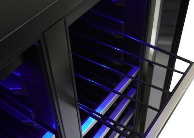 Image showing 8 th Danby 27-Bottle Capacity 5.1 cu. ft. Built-In Beverage Center, Stainless Steel