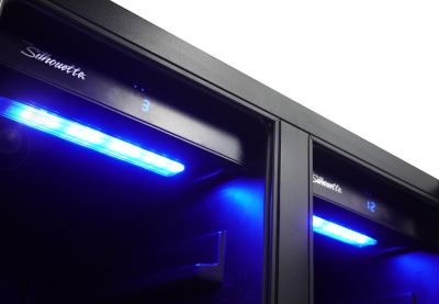 Image showing 9 th Danby 27-Bottle Capacity 5.1 cu. ft. Built-In Beverage Center, Stainless Steel