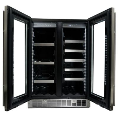 Image showing  21 Bottle Capacity 4.7 cu. ft. Built In Beverage Center, Stainless Steel
