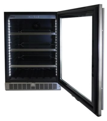 Image showing  126 Can Capacity 5.6 cu. ft. Built In Beverage Center, Stainless Steel