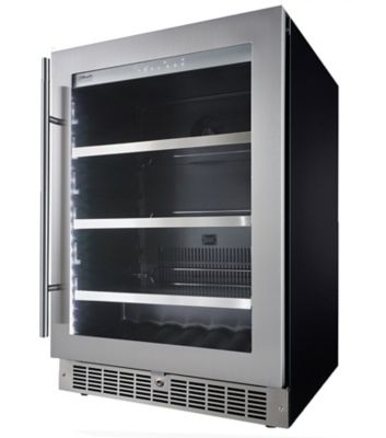 Image showing  126 Can Capacity 5.6 cu. ft. Built In Beverage Center, Stainless Steel