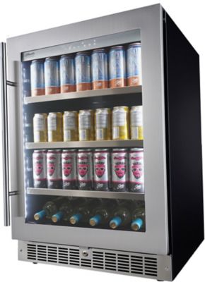 Image showing  126 Can Capacity 5.6 cu. ft. Built In Beverage Center, Stainless Steel