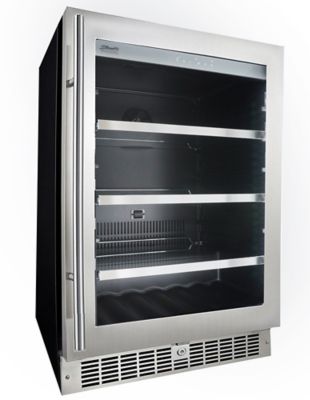 Image showing 5 th Danby 126 Can Capacity 5.6 cu. ft. Built In Beverage Center, Stainless Steel