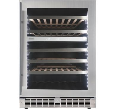 Danby 51-Bottle Capacity Built-In Wine Cooler, Stainless Steel