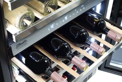Image showing 8 th Danby 51-Bottle Capacity Built-In Wine Cooler, Stainless Steel