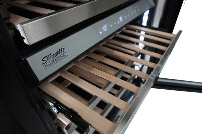 Image showing 9 th Danby 51-Bottle Capacity Built-In Wine Cooler, Stainless Steel