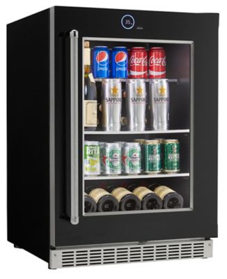 Image showing 6 th Danby 12-Bottle 5 cu. ft. Built-In Beverage Center, Black, Right Hinge