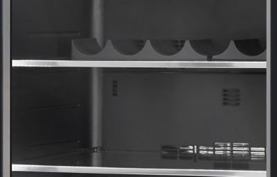 Image showing 9 th Danby 12-Bottle 5 cu. ft. Built-In Beverage Center, Black, Right Hinge