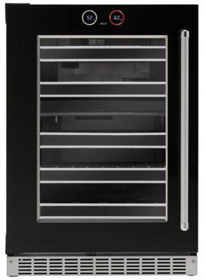 Danby 37-Bottle Capacity Built-In Wine Cooler, Black, Left Hinge -  SRVWC050L