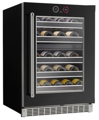 Image showing 6 th Danby 37-Bottle Capacity Built-In Wine Cooler, Black, Right Hinge