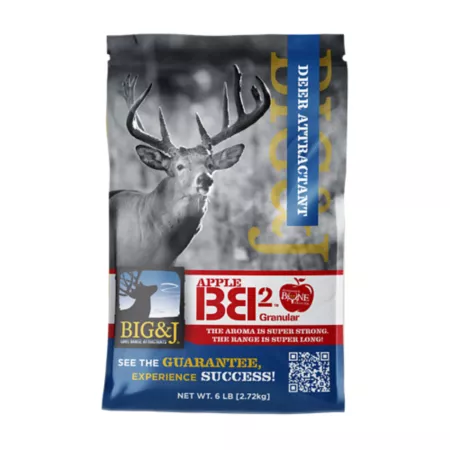 Big & J BB2 Apple Granular Deer Attractant 6 lb bag Game Attractants