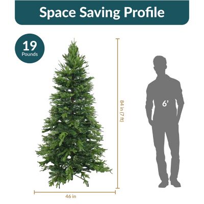 Image showing  Slim and Stately Artificial Christmas Tree, 7 ft.