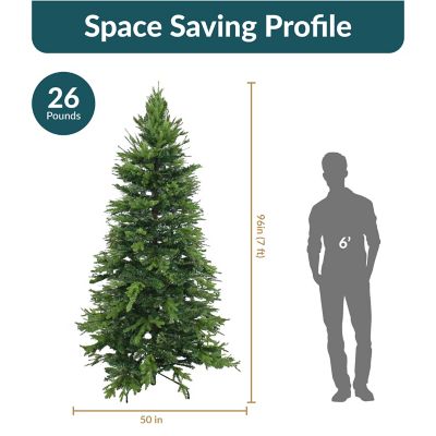 Image showing  Slim and Stately Artificial Christmas Tree, 8 ft.