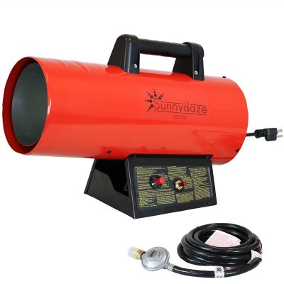 Sunnydaze Decor 40,000 BTU Forced Air Propane Heater with Overheat Auto-Shutoff