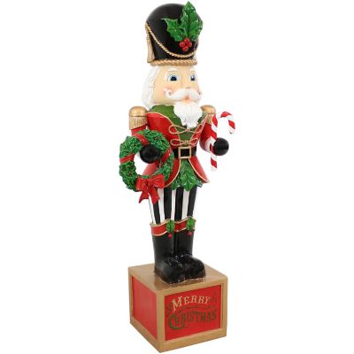 Sunnydaze Decor Karl the Christmas Nutcracker Statue - 48 in.