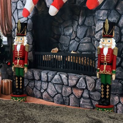 Image showing  Kristoff the Nutcracker Soldier Christmas Statues, 2 pk.
