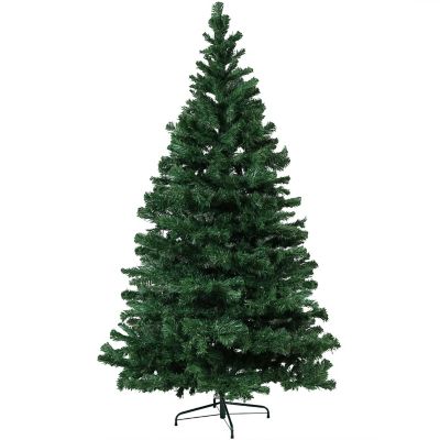 Sunnydaze Decor 7 ft. Faux Canadian Pine Artificial Christmas Tree with Hinged Branches
