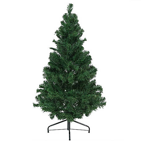 Christmas Tree 150 CM Green Pine with Snow-covered branches tree with Pine Cones' broom 