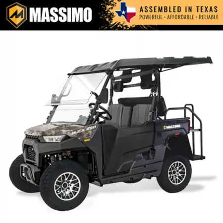 Massimo Buck 250X UTV/ATV Side by Side Fuel Injected Electric Motor UTVs