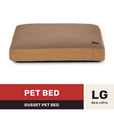 Tractor Supply Rectangular Water-Repellent Canvas Pillow Pet Bed, Large