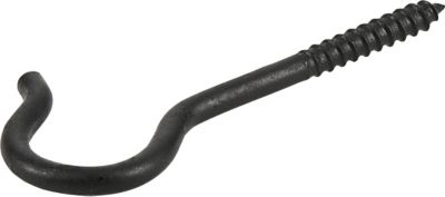 Image showing  35 lb. 0.192 in. x 3-3/8 in. Durasteel Ceiling Hook, Black Stitched