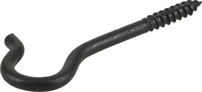 Image showing  35 lb. 0.225 in. x 3-7/8 in. Durasteel Ceiling Hook, Black Stitched