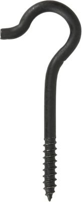 Image showing  35 lb. 0.225 in. x 3-7/8 in. Durasteel Ceiling Hook, Black Stitched