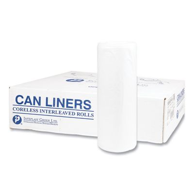 Image showing  60 gal. High-Density Commercial Can Liners Value Pack, 19 Microns, 38 in. x 58 in., Clear, 150 ct.