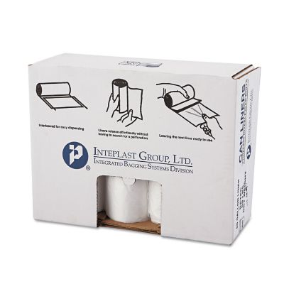 Image showing  60 gal. High-Density Commercial Can Liners Value Pack, 14 Microns, 38 in. x 58 in., Clear, 200 ct.