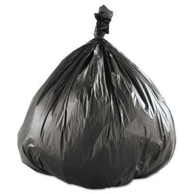 Image showing  45 gal. High-Density Commercial Can Liners Value Pack, 19 Microns, 40 in. x 46 in., Black, 150 ct.