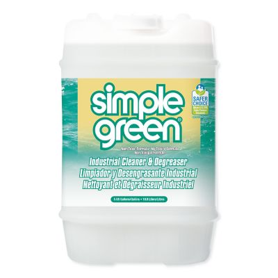 Simple Green Industrial All-Purpose Cleaner and Degreaser, Concentrated, 5 gal., Pail