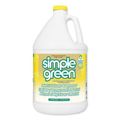 Simple Green Industrial Multi-Use Cleaner and Degreaser, Concentrated, Lemon, 1 gal., 6 ct.